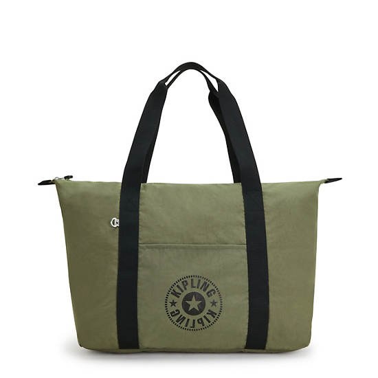 Sacs Fourre Tout Kipling Art Medium Lite Vert Olive | FR 1763EB